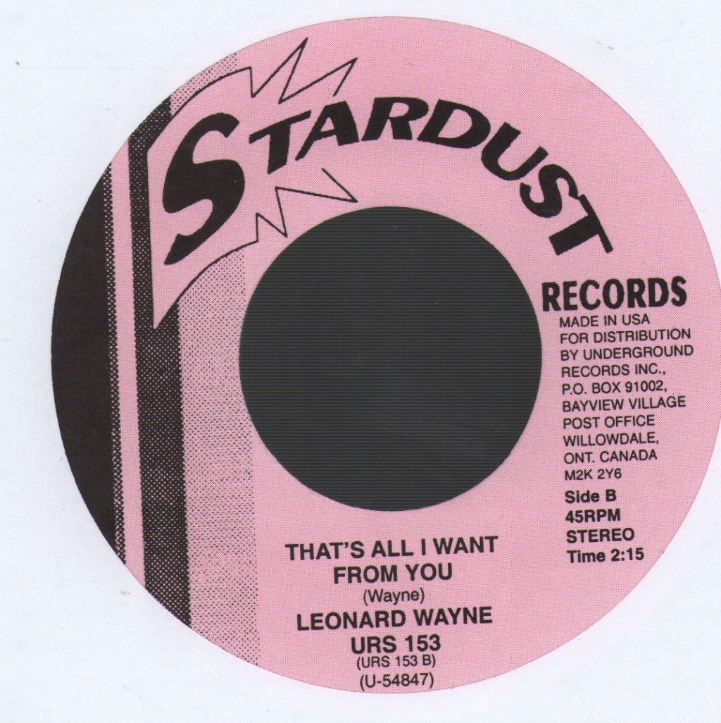 Big D. Irwin - You Satisfy My Needs - 7 Inch