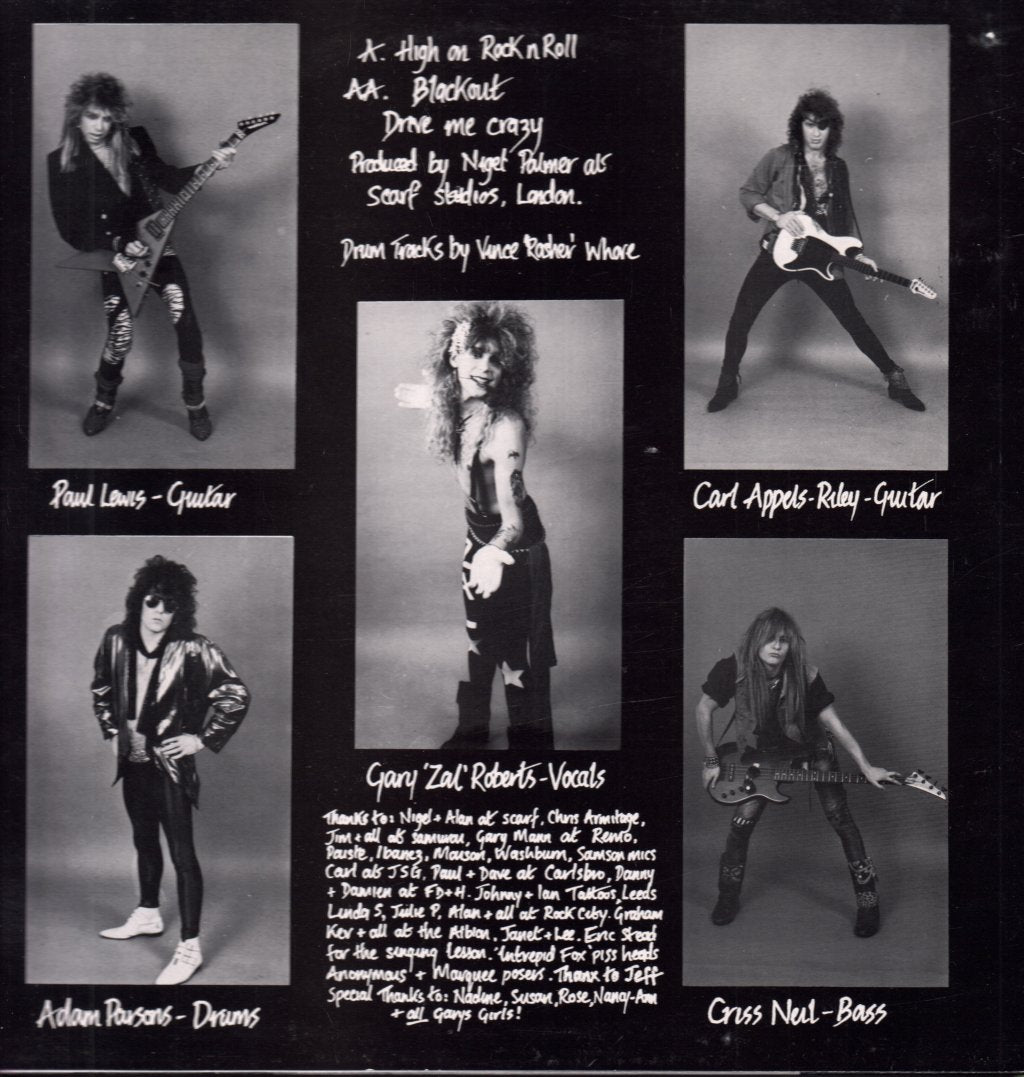 Belladonna - High On Rock N Roll - 12 Inch