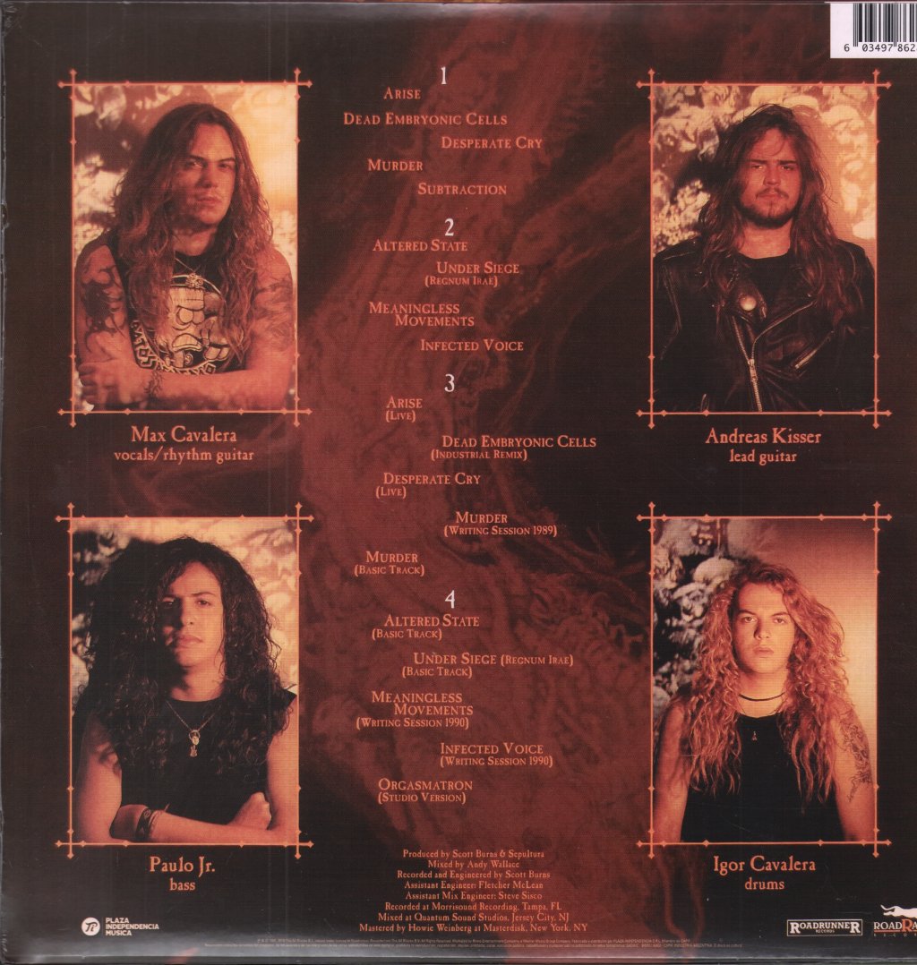 Sepultura - Arise - Double Lp
