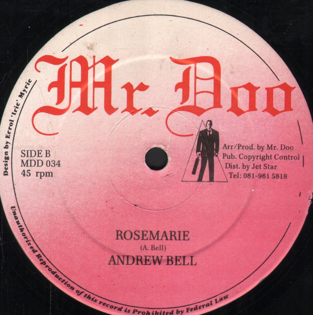 Frankie Paul & Trevor Sparks / Andrew Bell - I Don't Wanna Be The One / Rosemarie - 12 Inch