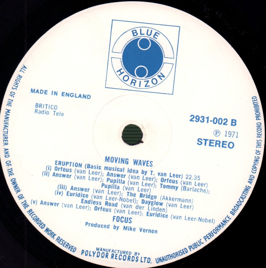 Focus - Moving Waves - Lp