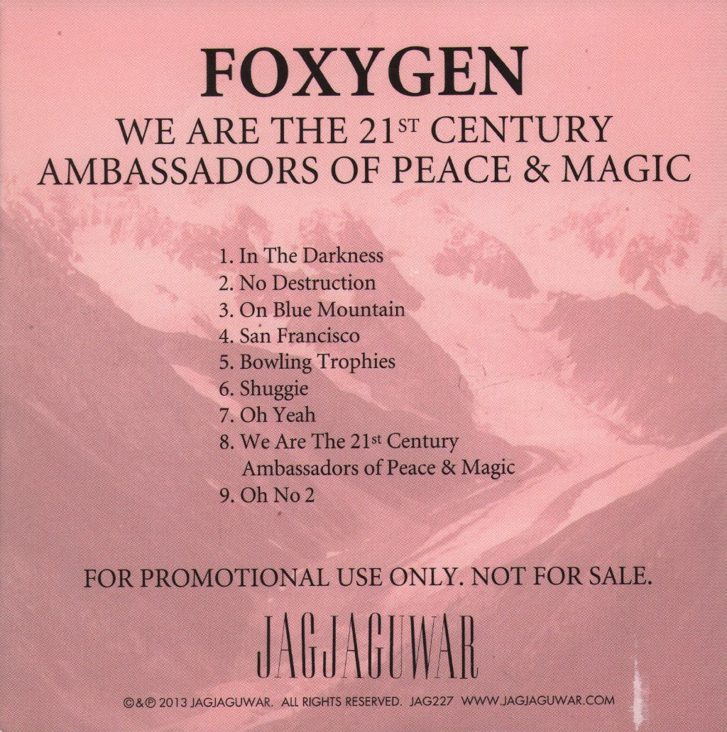 Foxygen - We Are The 21st Century Ambassadors Of Peace & Magic - Cd