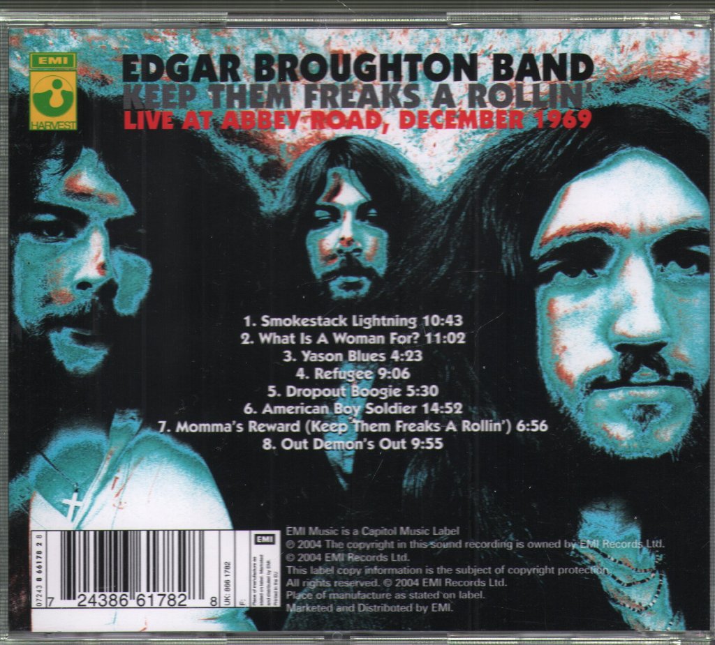 Edgar Broughton Band - Keep Them Freaks A Rollin'. Live At Abbey Road, December 1969 - Cd