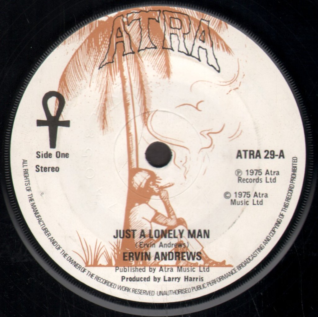 Ervin Andrews - Just A Lonely Man - 7 Inch