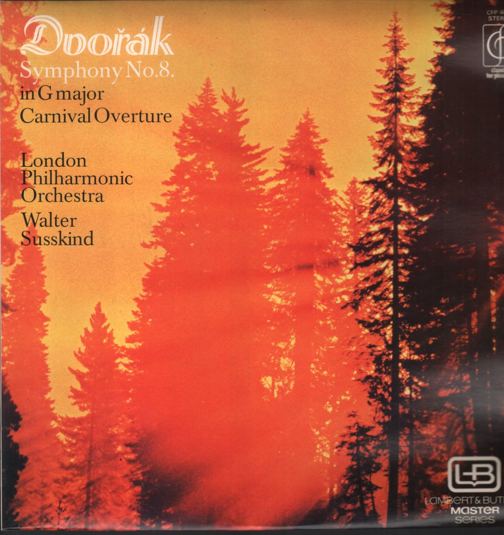 Walter Susskind / London Philharmonic Orchestra - Dvorak - Symphony No.8 In G Major / Carnical Overture - Lp