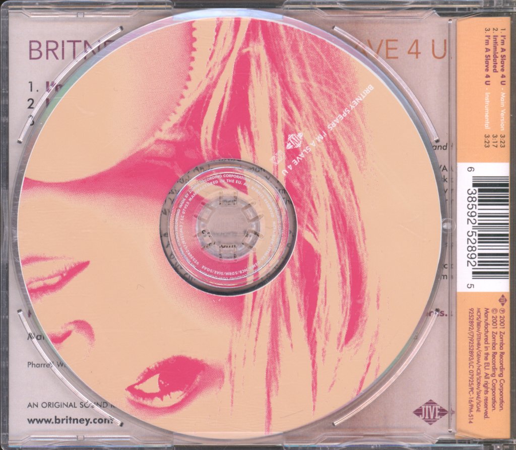 Britney Spears - I'm A Slave 4 U - Cd