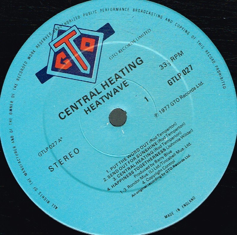 Heatwave - Central Heating - Lp