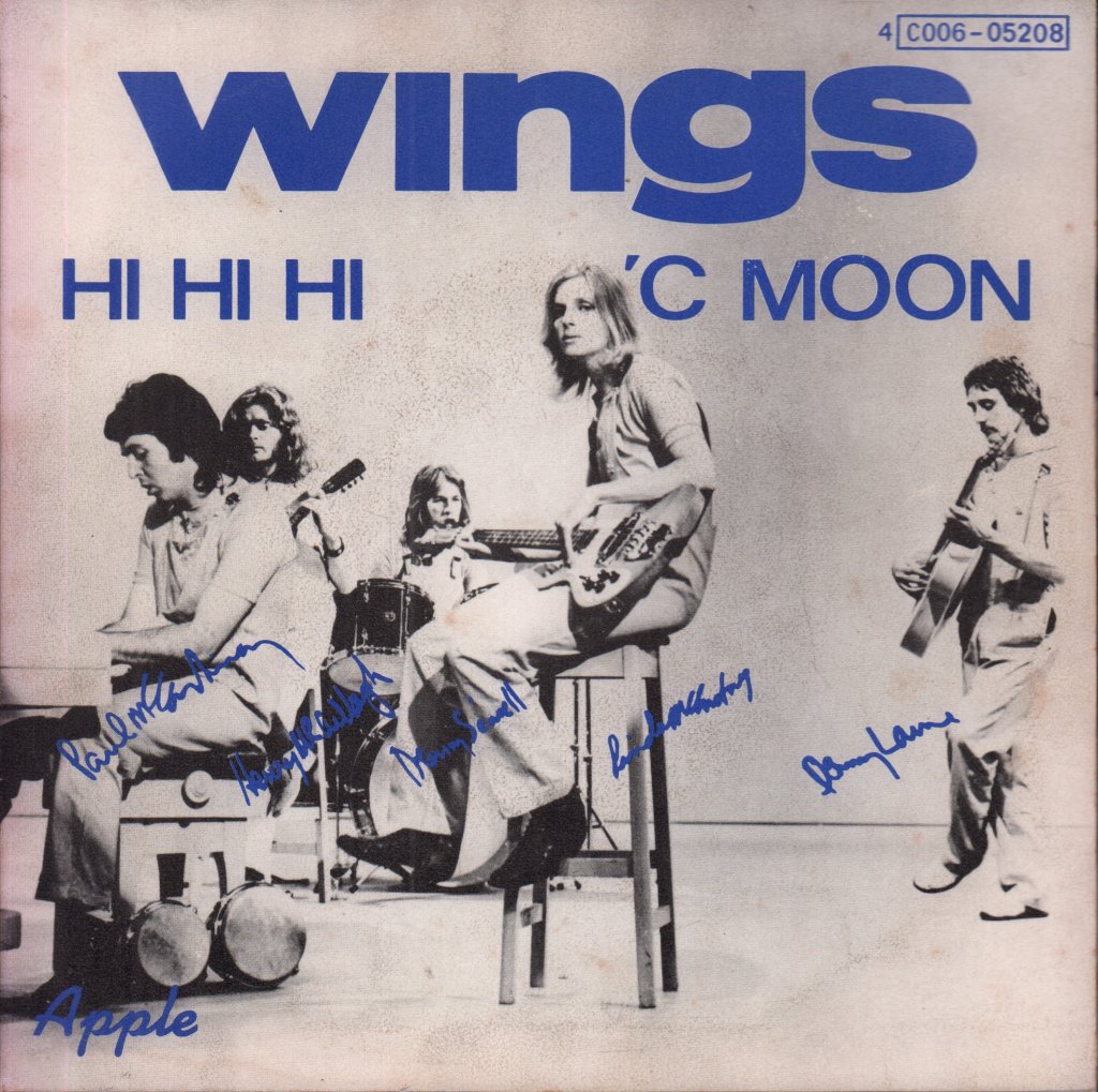 Wings (Paul McCartney's Group) - Hi Hi Hi - 7 Inch
