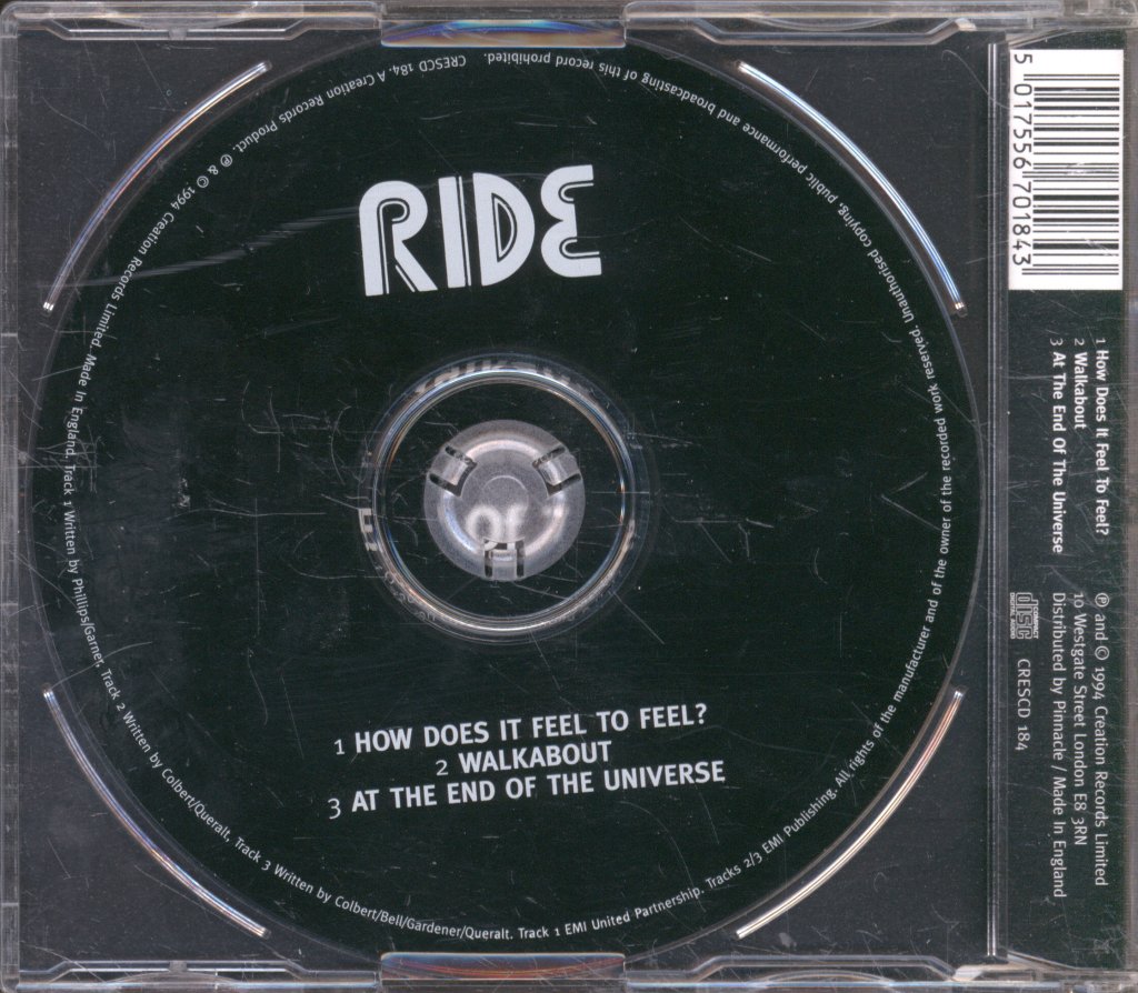 Ride - How Does It Feel To Feel? - Cd