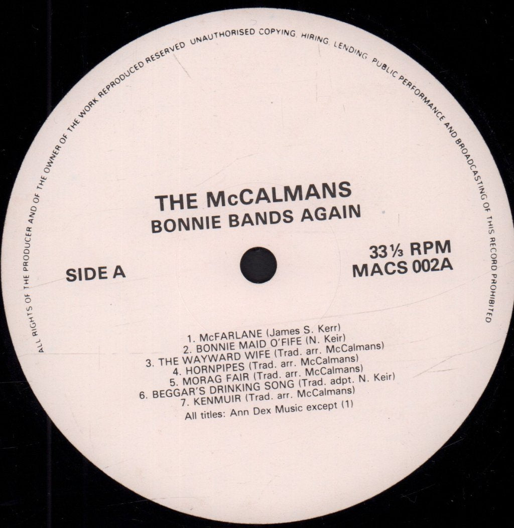 Mccalmans - Bonnie Bands Again - Lp
