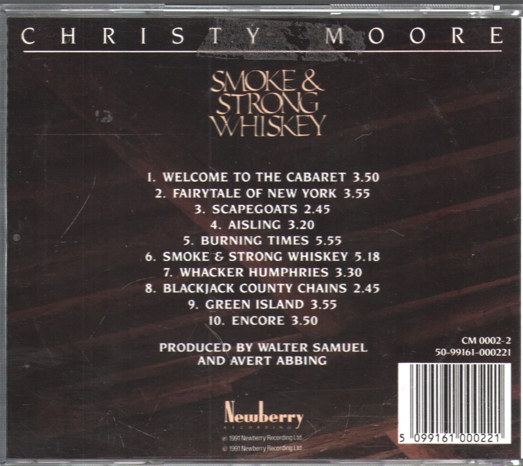 Christy Moore - Smoke & Strong Whiskey - Cd