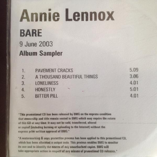 Annie Lennox - Bare - Cd