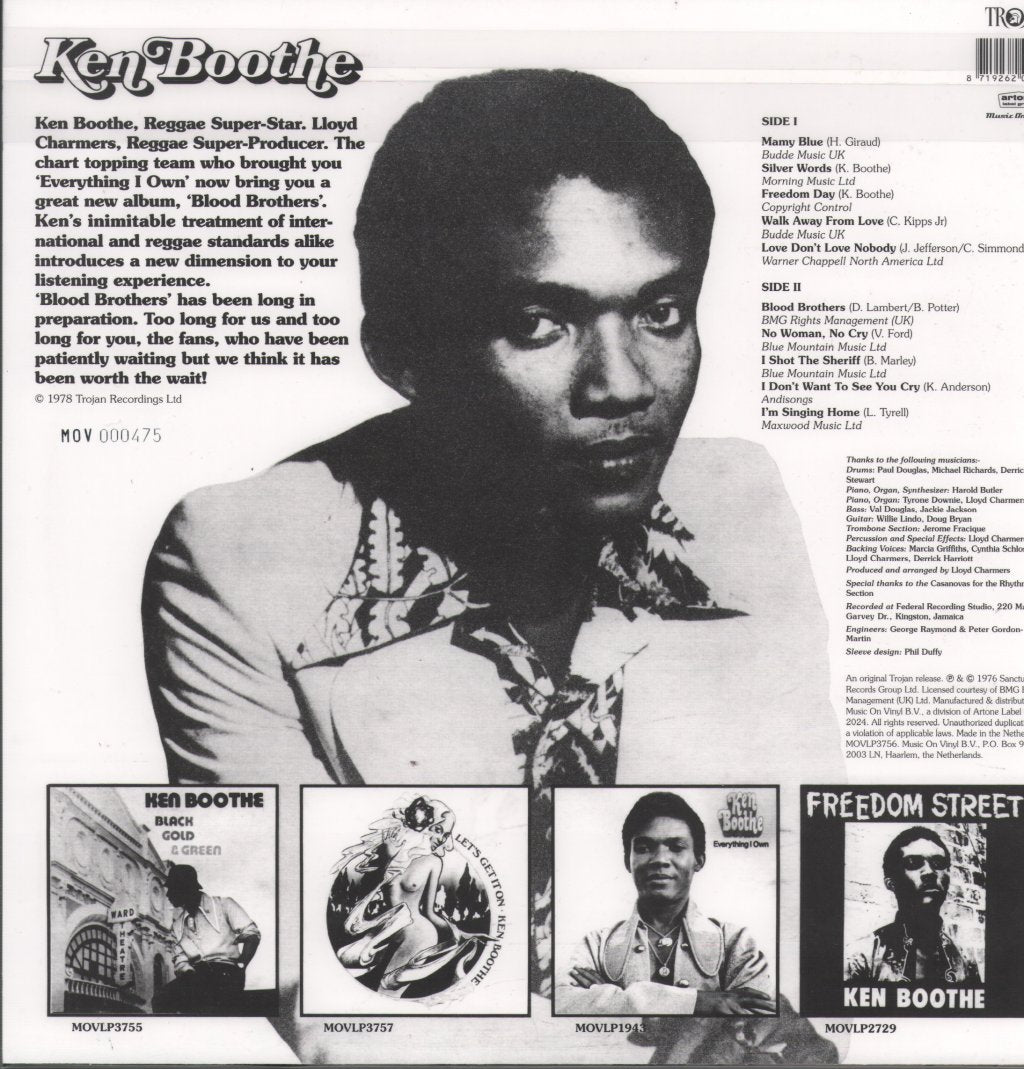 Ken Boothe - Blood Brothers - Lp