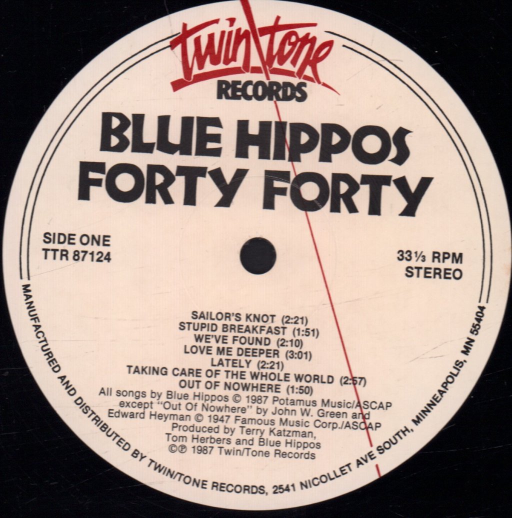Blue Hippos - Forty Forty - Lp
