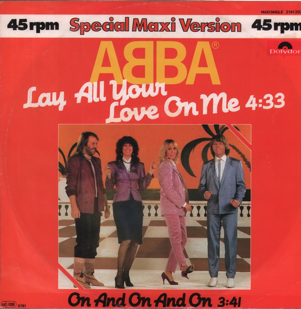 ABBA - Lay All Your Love On Me - 12 Inch
