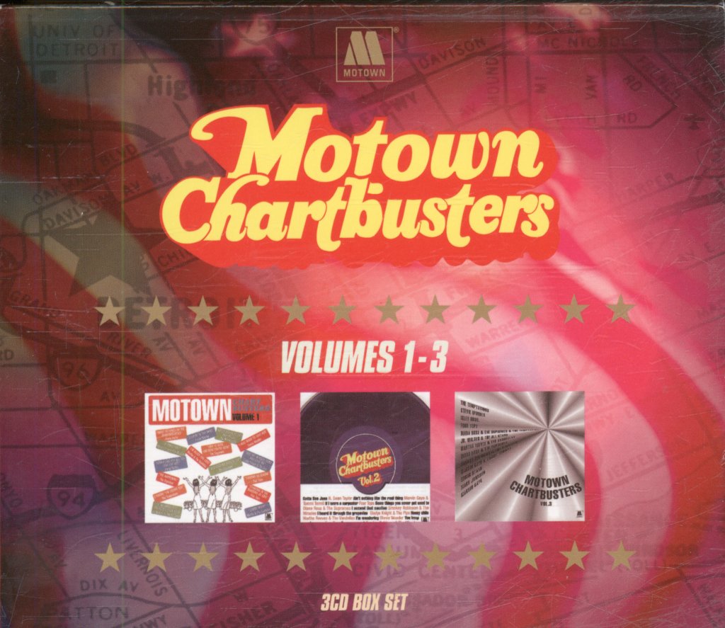Various Artists - Motown Chartbusters Volumes 1-3 - Triple Cd