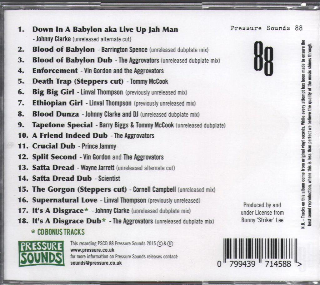 Bunny Lee & Friends - Next Cut! (Dub Plates, Rare Sides & Unreleased Cuts) - Cd