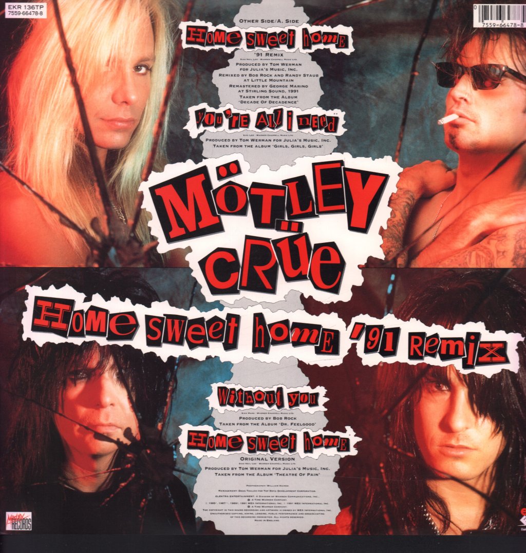 Motley Crue - Home Sweet Home - 12 Inch