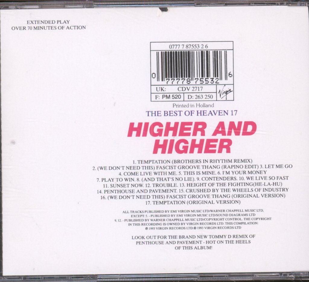 Heaven 17 - Higher And Higher - Cd