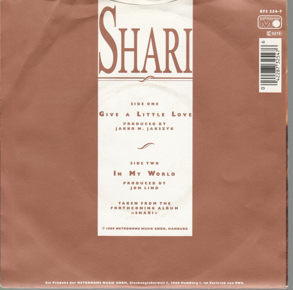 Shari Belafonte - Give A Little Love - 7 Inch