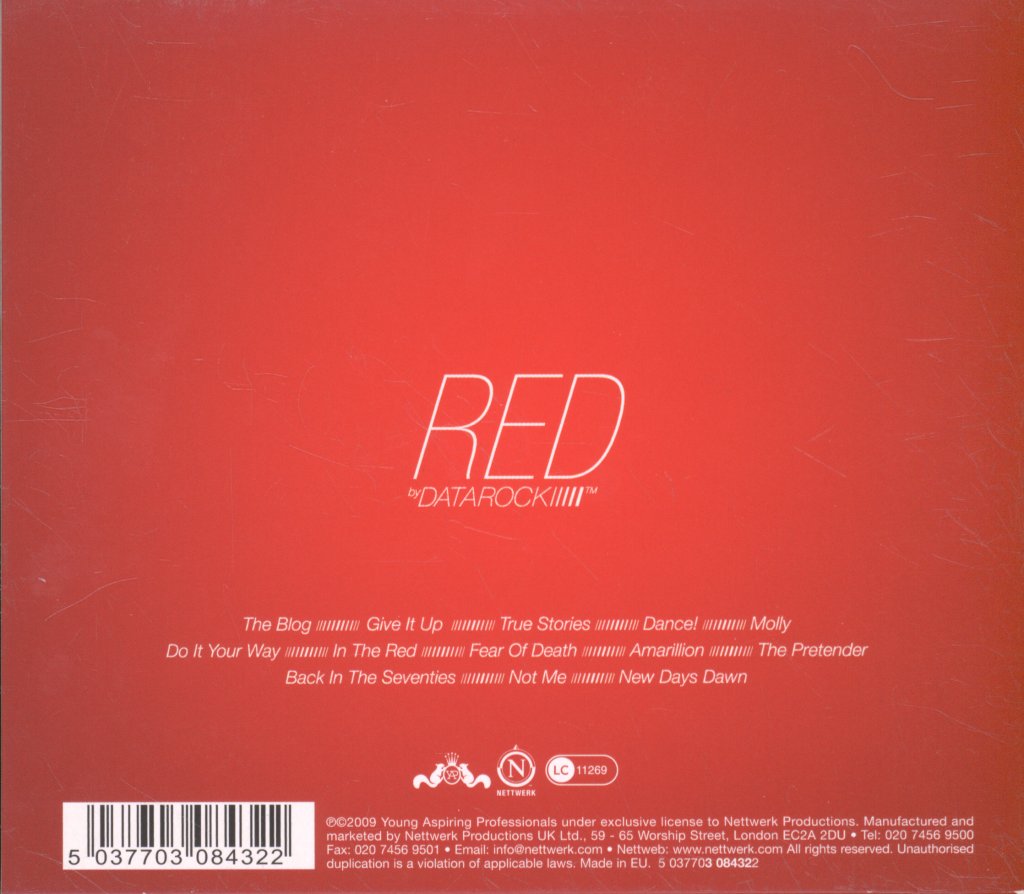 Datarock - Red - Cd