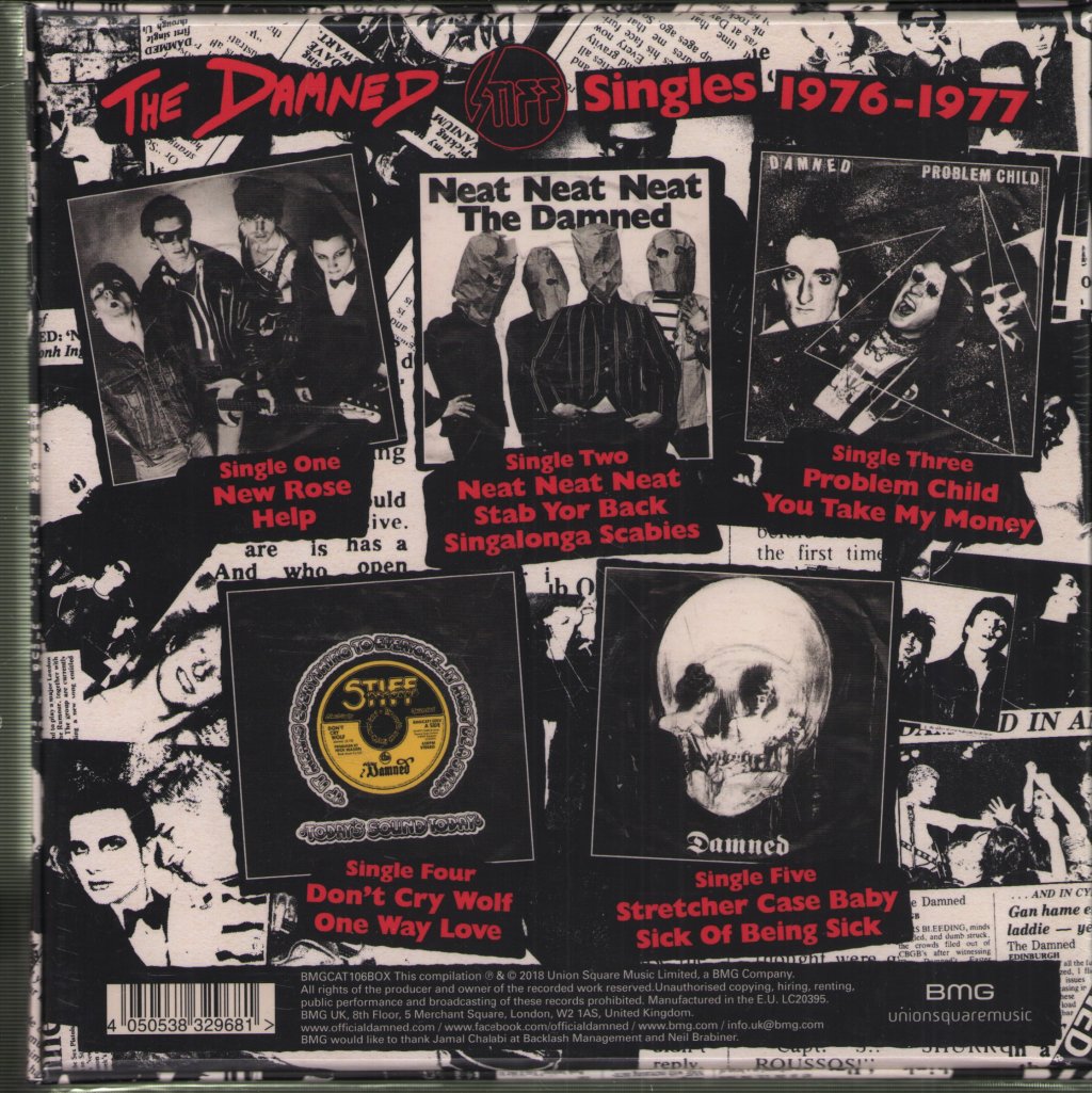 Damned (Punk) - Stiff Singles1976 - 1977 - 7 Inch Box Set