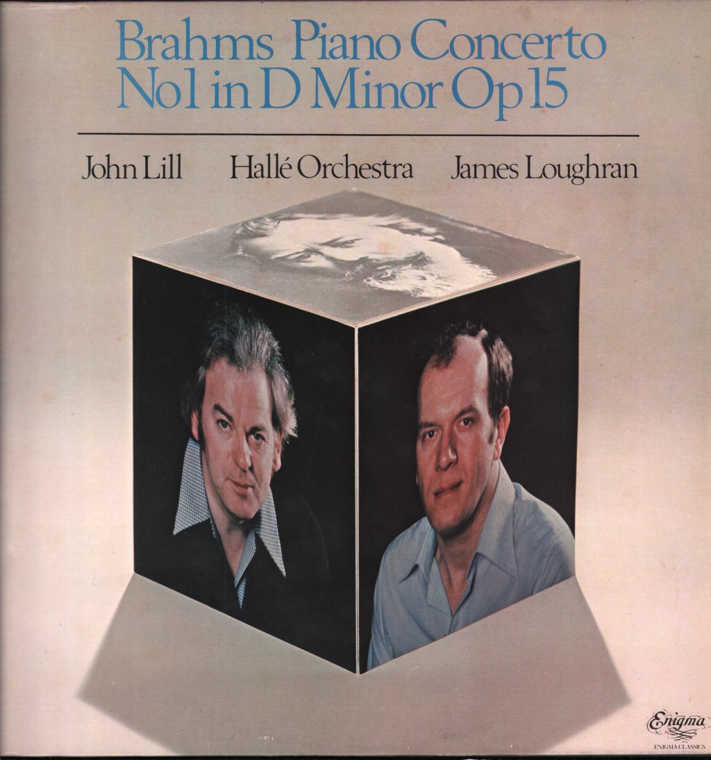 John Lill / James Loughran / Halle Orchestra - Brahms - Piano Concerto Nr. 1 in D Minor Op. 15 - Lp
