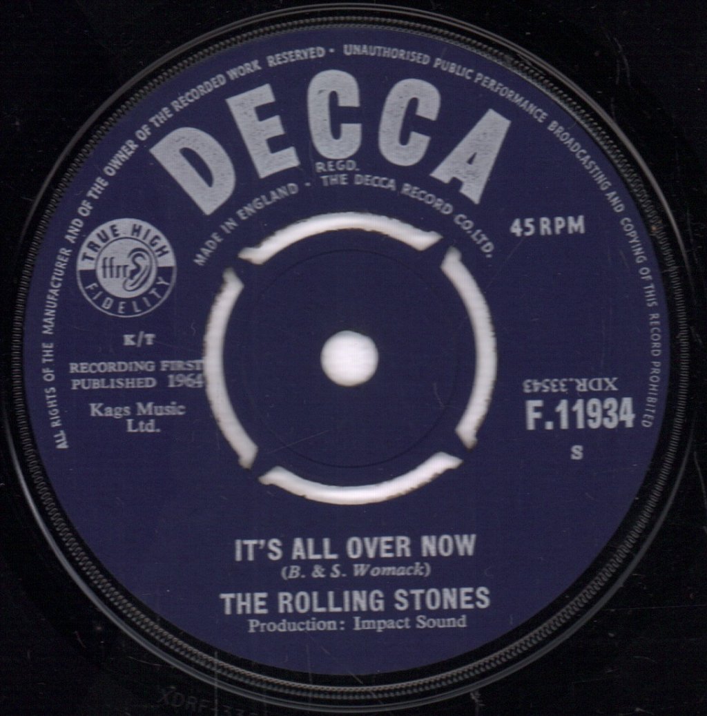 Rolling Stones - It's All Over Now - 7 Inch