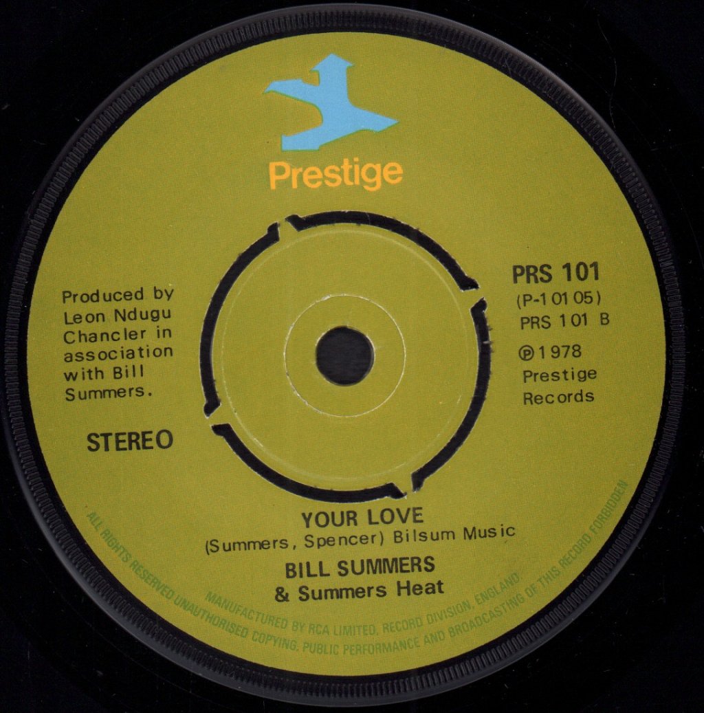 Bill Summers And Summers Heat - Straight To The Bank - 7 Inch