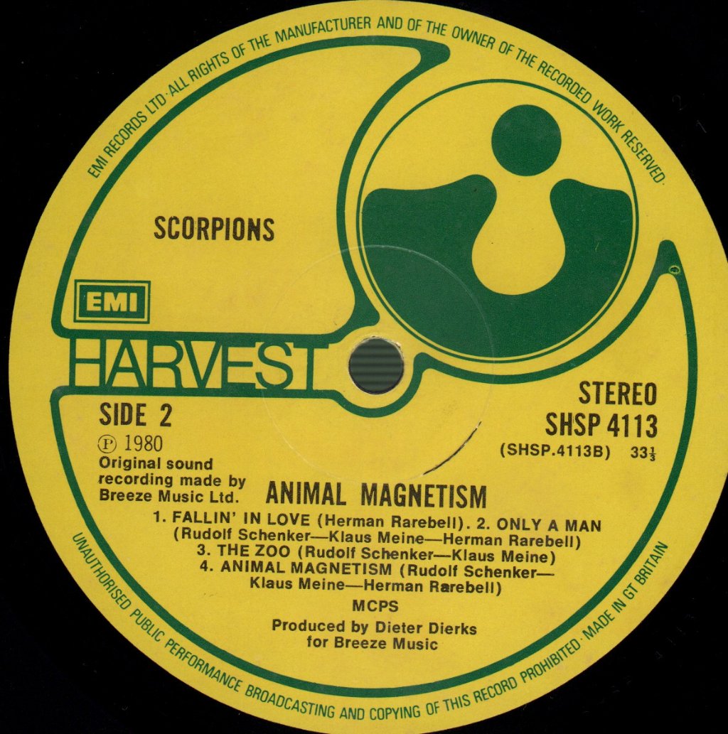 Scorpions - Animal Magnetism - Lp