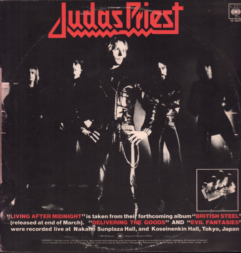 Judas Priest - Living After Midnight - 12 Inch