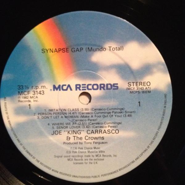 Joe King Carrasco And The Crowns - Synapse Gap Mundo Total - Lp