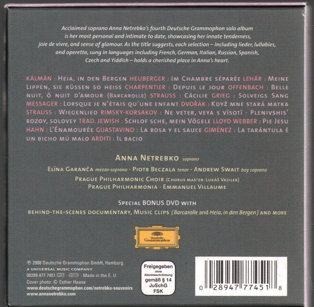 Anna Netrebko - Souvenirs - Cd Set