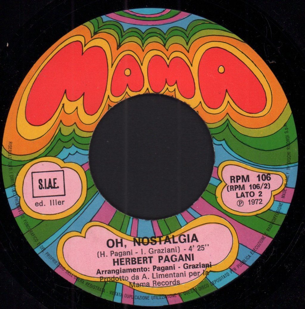 Herbert Pagani - Porta Via Imagine - 7 Inch
