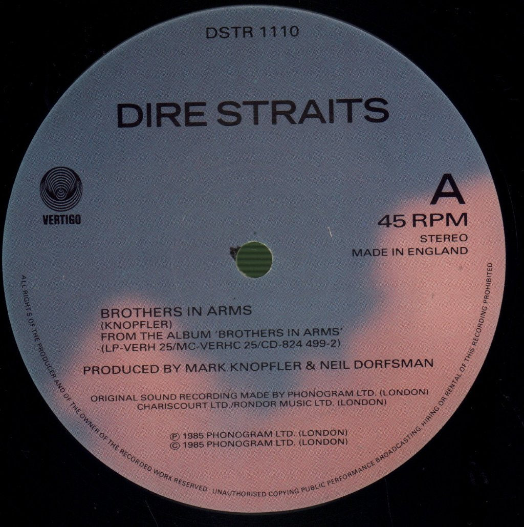 Dire Straits - Brothers In Arms - 10 Inch