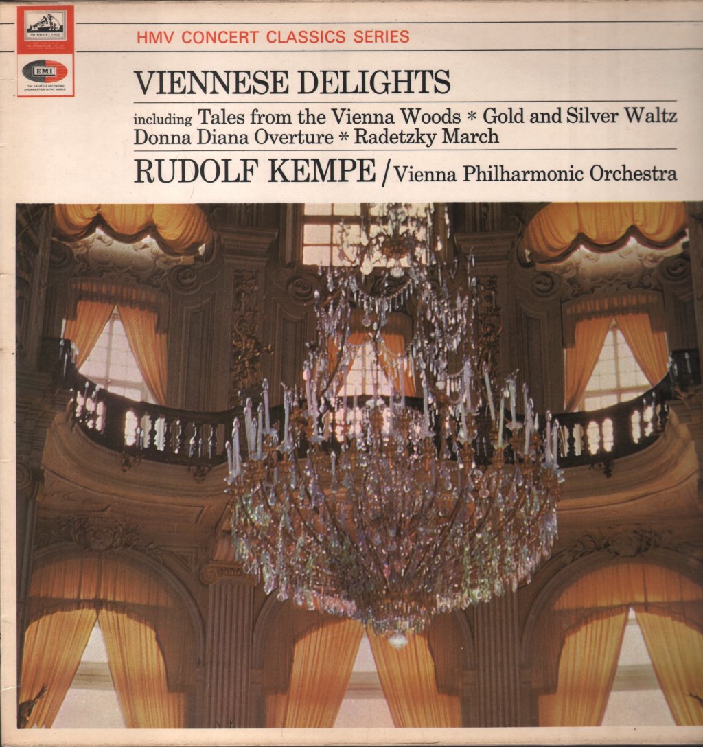 Rudolf Kempe / Vienna Philharmonic Orchestra - Viennese Delights - Lp