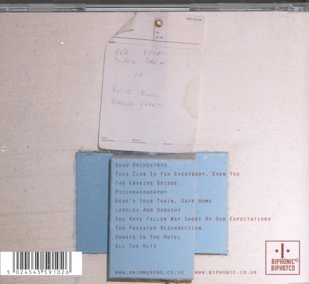 Swimmer One - Dead Orchestras - Cd