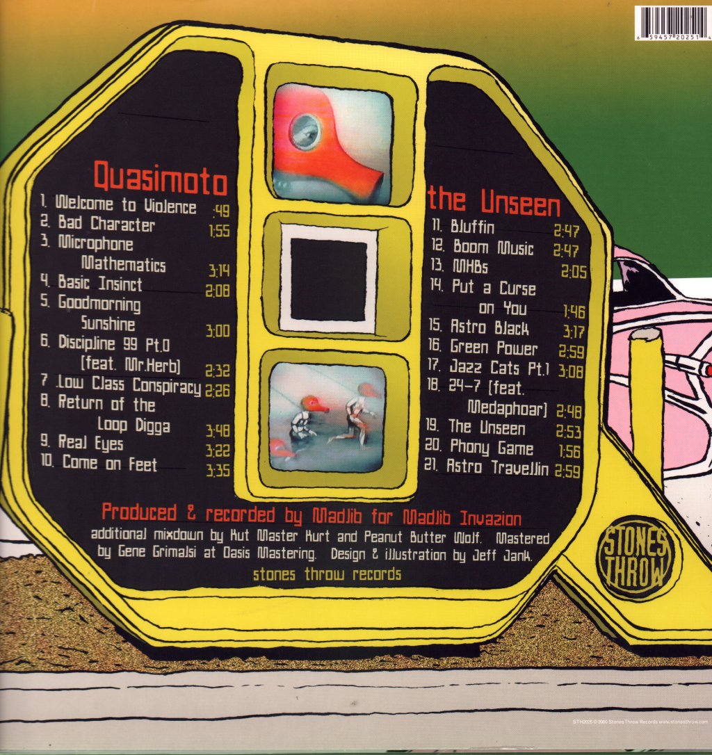 Quasimoto (Madlib) - Unseen - Double Lp
