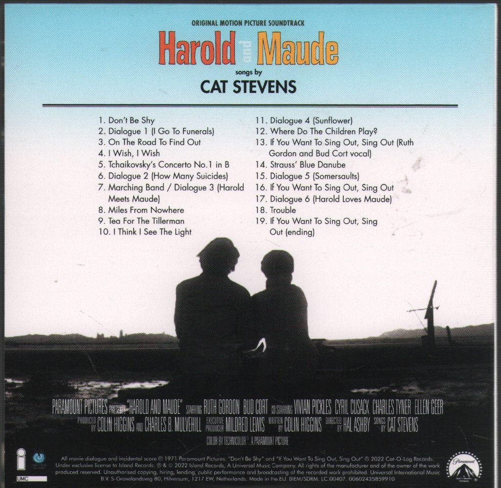 Cat Stevens - Harold and Maude (Original Motion Picture Soundtrack) - Cd