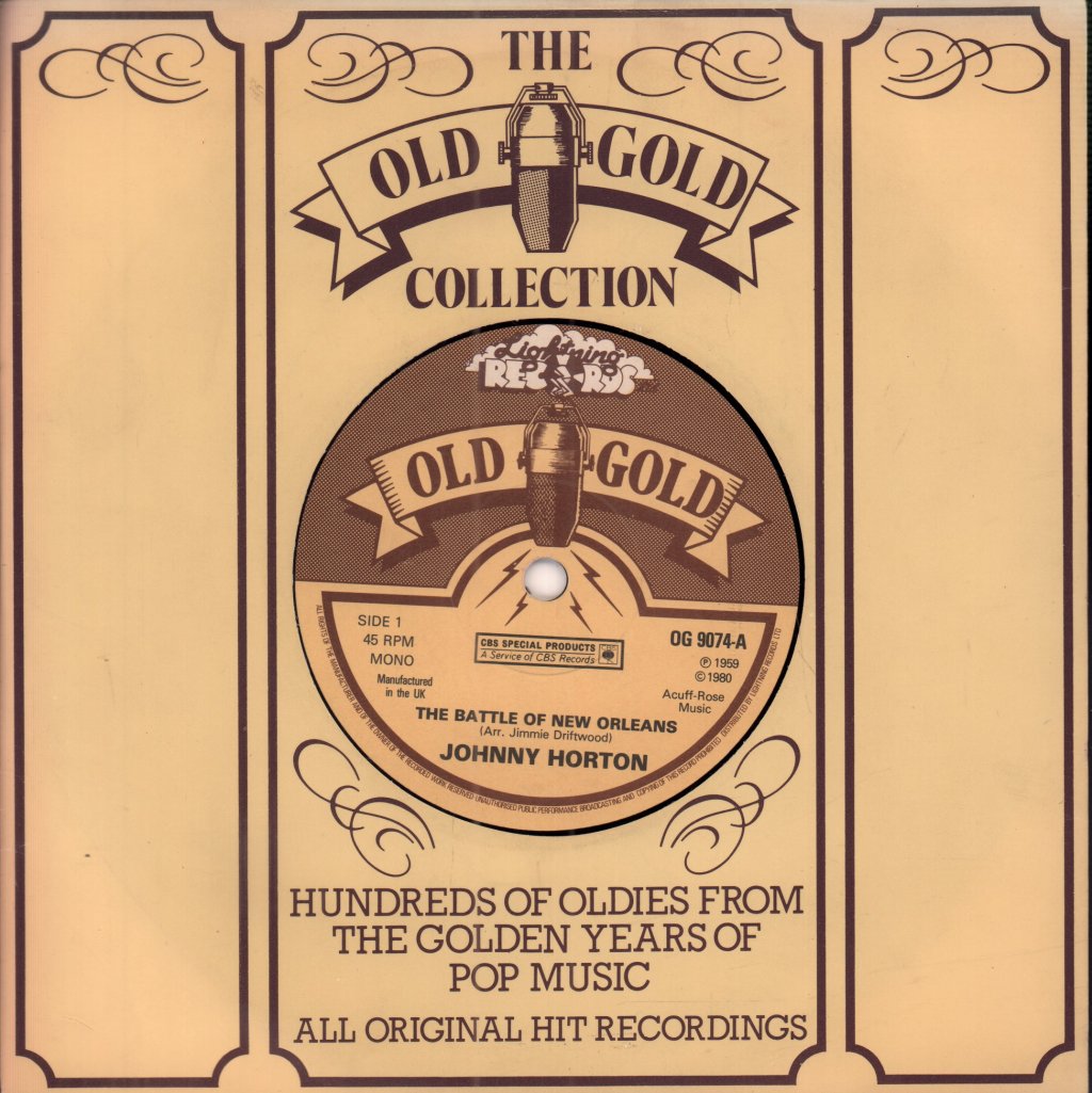 Johnny Horton/Stonewall Jackson - Battle Of New Orleans/Waterloo - 7 Inch