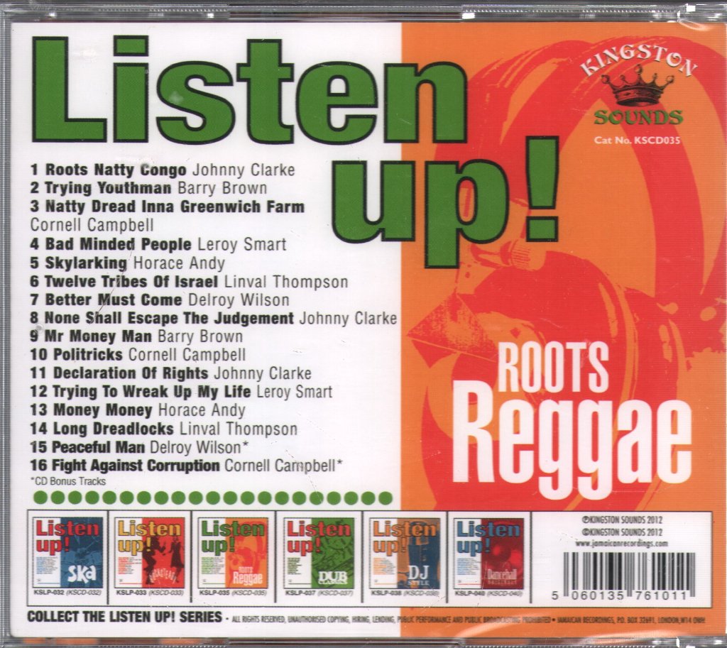 Various Artists - Listen Up! Roots Reggae - Cd