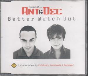Ant And Dec - Better Watch Out - Cd