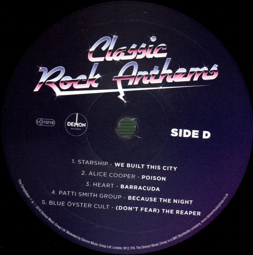Various Artists - Classic Rock Anthems - Double Lp