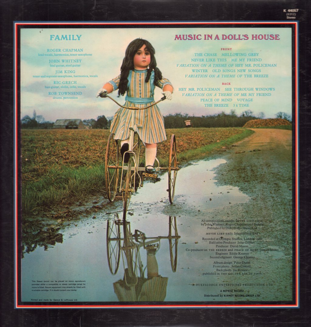 Family (Prog/Rock Group) - Music In A Doll's House - Lp