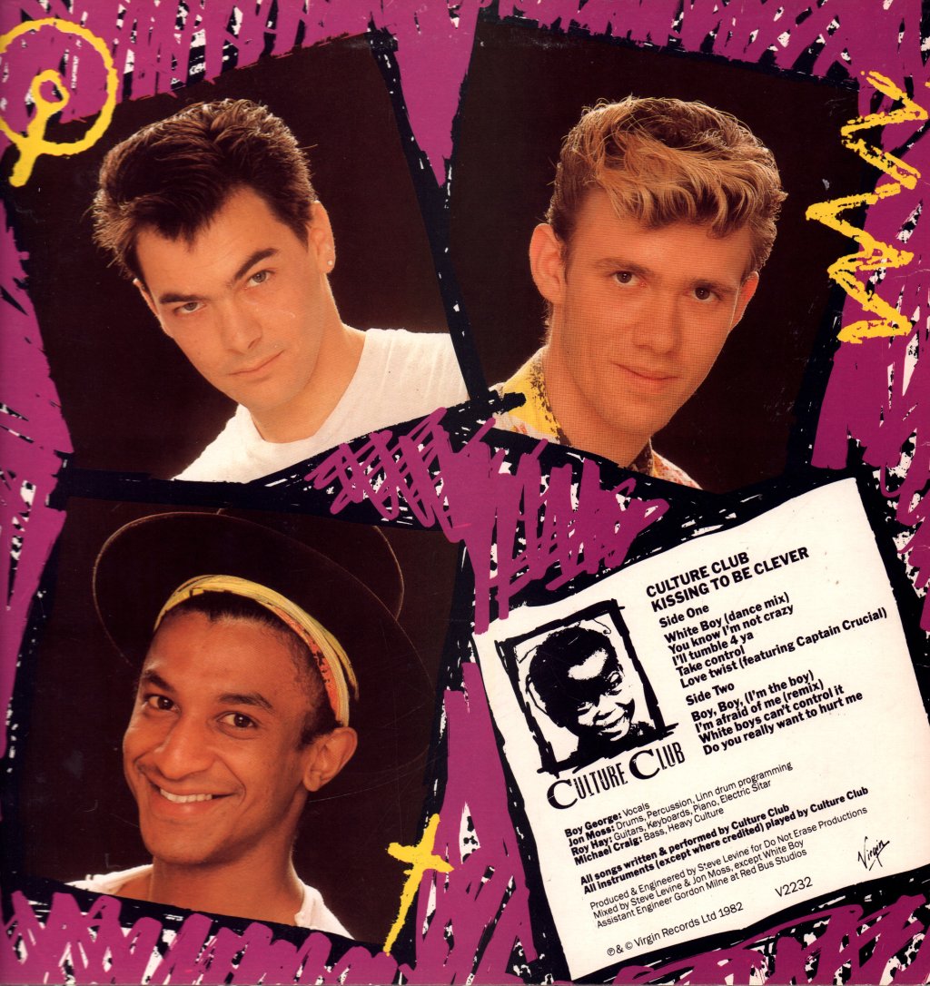 Culture Club - Kissing To Be Clever - Lp