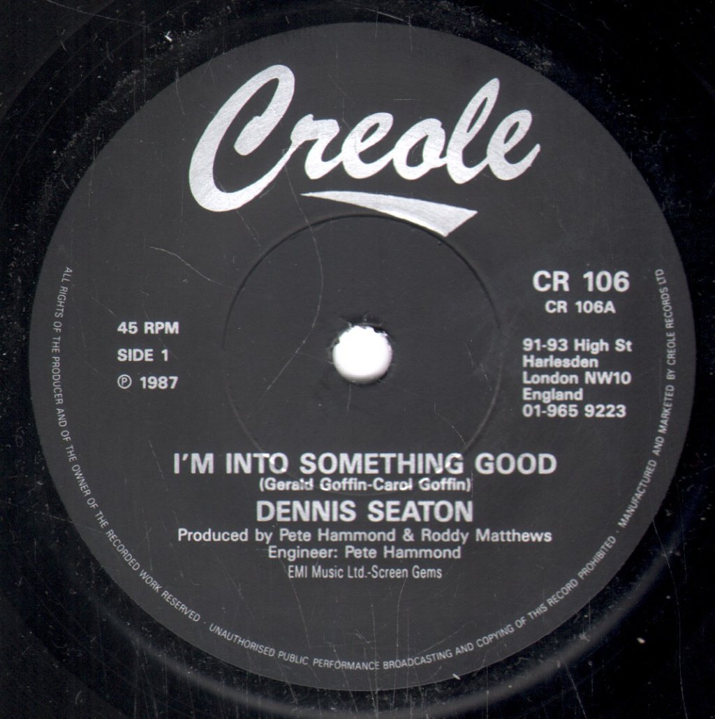 Dennis Seaton - I'm Into Something Good - 7 Inch