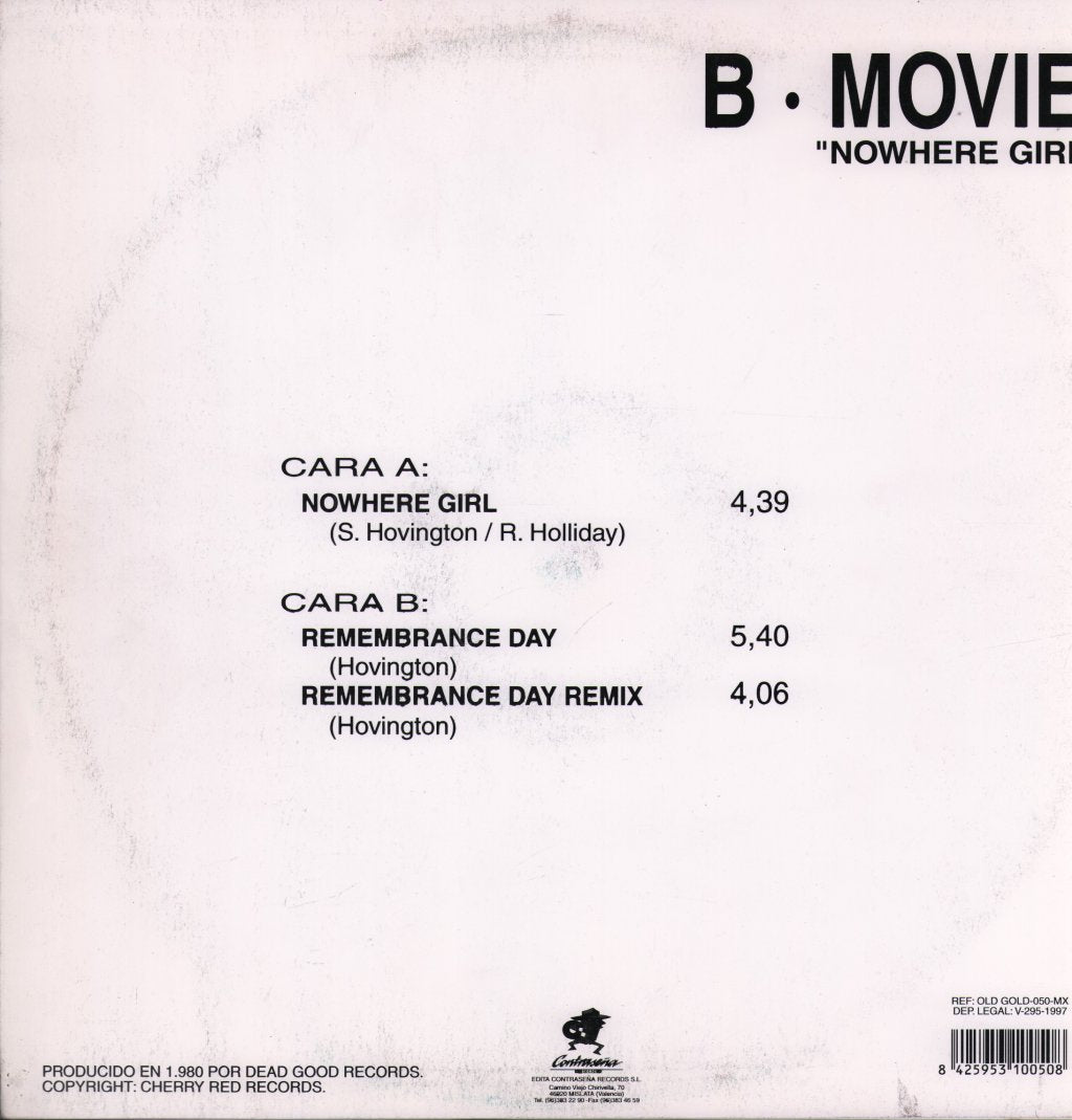 B Movie - Nowhere Girl - 12 Inch