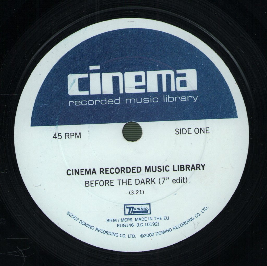 Cinema Recorded Music Library - Before The Dark - 7 Inch