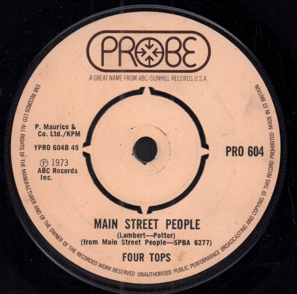 Four Tops - Sweet Understanding Love - 7 Inch