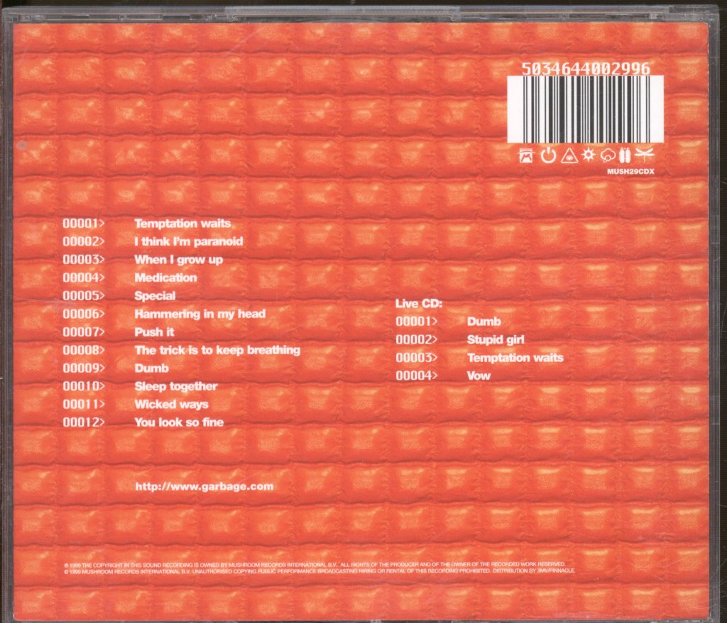 Garbage - Version 2.0 - Double Cd